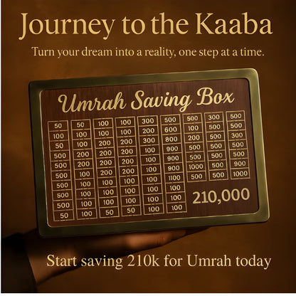 Umrah Saving Box 210K – Goal-Based Islamic Savings Planner