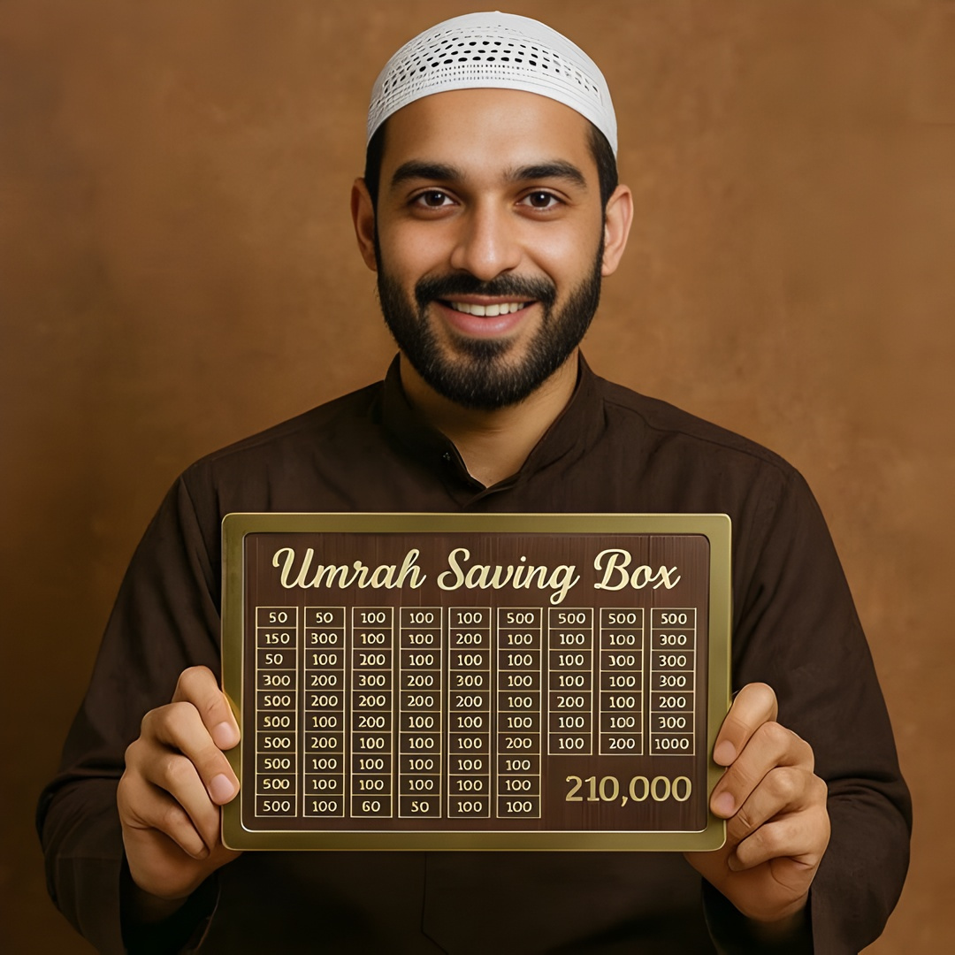 Umrah Saving Box 210K – Goal-Based Islamic Savings Planner