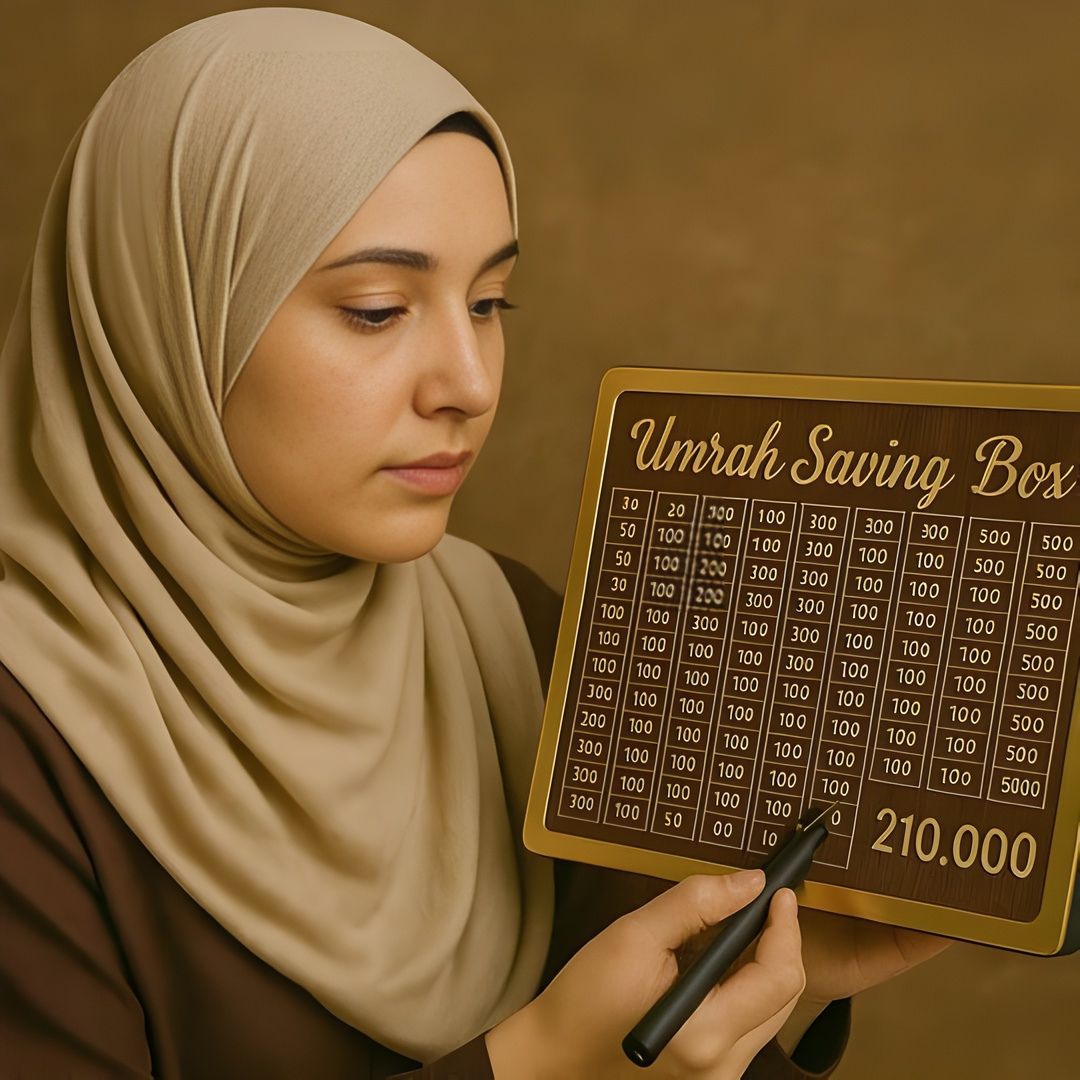 Umrah Saving Box 210K – Goal-Based Islamic Savings Planner